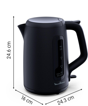 Чайник электрический Moulinex BY2M0810 1.7л. 2400Вт черный корпус: пластик (7211419022) от магазина РЭССИ