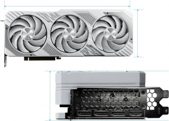 Видеокарта Palit PCI-E 4.0 RTX4070Ti GAMINGPRO WHITE OC NVIDIA GeForce RTX 4070TI 12288Mb 192 GDDR6X 2310/21000 HDMIx1 DPx3 HDCP Ret от магазина РЭССИ