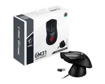 Мышь MSI Clutch GM31 Lightweight черный оптическая (12000dpi) USB (4but) от магазина РЭССИ