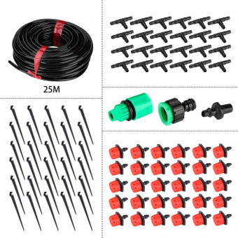 Комплект капельного полива Deko DKI25 1/2" (в комп.:5 предметов) черный зеленый (065-0943) от магазина РЭССИ