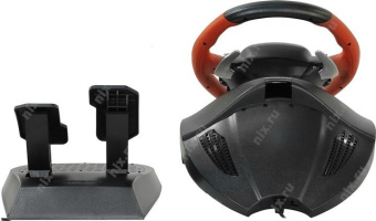 Руль ThrustMaster Ferarri 458 12кноп. (с педалями) черный/красный от магазина РЭССИ