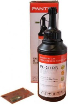 Тонер Pantum PC-211RB черный флакон (в компл.:чип) для принтера Series P2200/2500/M6500/6550/6600 от магазина РЭССИ
