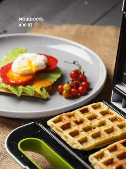 Вафельница Galaxy Line GL 2963 800Вт черный от магазина РЭССИ