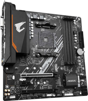 Материнская плата Gigabyte B550M AORUS ELITE Soc-AM4 AMD B550 4xDDR4 mATX AC`97 8ch(7.1) GbLAN RAID+DVI+HDMI от магазина РЭССИ