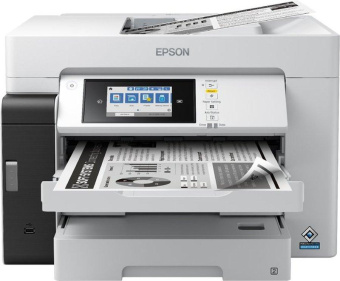 МФУ струйный Epson M15180 (C11CJ41408/407/406) A3+ Duplex WiFi черный от магазина РЭССИ