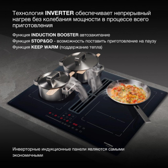 Индукционная варочная поверхность Hyundai HHIH 6858 BG черный от магазина РЭССИ
