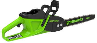 Цепная пила Greenworks 2008807UB аккум. 2000Вт 2.71л.с. дл.шины:16" (40cm) 1аккум. 4Ач ЗУ от магазина РЭССИ