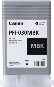Картридж струйный Canon PFI-030MBK 3488C001 черный матовый (55мл) для Canon imagePROGRAF TA-20, TA-30, TM-240, TM-340. от магазина РЭССИ
