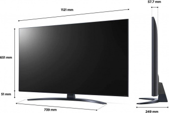 Телевизор LED LG 43" 43NANO766QA.ARUB синяя сажа 4K Ultra HD 60Hz DVB-T DVB-T2 DVB-C DVB-S DVB-S2 WiFi Smart TV (RUS) от магазина РЭССИ