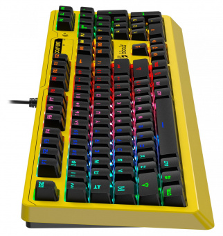 Клавиатура A4Tech Bloody B810RC Punk механическая желтый/черный USB for gamer LED от магазина РЭССИ