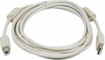 Кабель Ningbo USB2.0-AM/BM-3M-MG USB A(m) USB B(m) 3м феррит.кольца серый от магазина РЭССИ