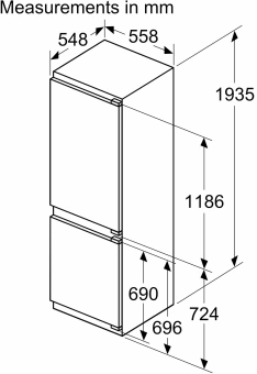Холодильник Bosch KIN96VFD0 2-хкамерн. белый от магазина РЭССИ