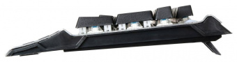 Клавиатура Оклик 980G HUMMER механическая серебристый/черный USB for gamer LED (подставка для запястий) (499580) от магазина РЭССИ