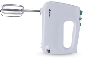 Миксер ручной Vitek VT-1490 600Вт белый/зеленый от магазина РЭССИ