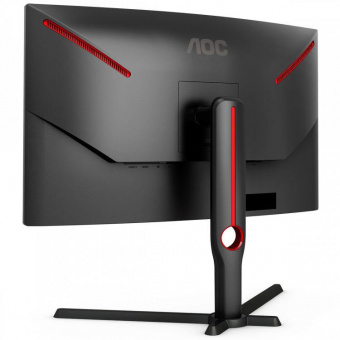 Монитор AOC 27" Gaming C27G3U черный/красный VA LED 1ms 16:9 HDMI M/M матовая HAS Piv 250cd 178гр/178гр 1920x1080 165Hz FreeSync Premium DP FHD USB 5.55кг от магазина РЭССИ