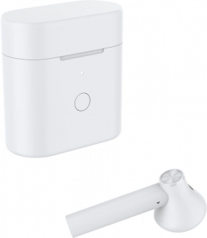 Гарнитура вкладыши QCY T7 белый беспроводные bluetooth в ушной раковине от магазина РЭССИ