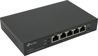 Роутер TP-Link TL-R470T+ 10/100BASE-TX черный от магазина РЭССИ