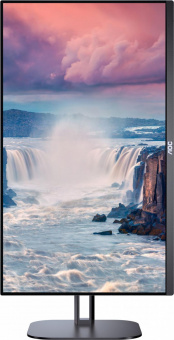 Монитор AOC 27" Q27V5C черный IPS LED 1ms 16:9 HDMI M/M матовая HAS Piv 300cd 178гр/178гр 2560x1440 75Hz FreeSync DP 2K USB 6.55кг от магазина РЭССИ