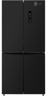 Холодильник Weissgauff WCD 450 XB NoFrost Inverter 2-хкамерн. черный (двухкамерный) от магазина РЭССИ