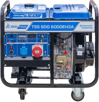 Генератор ТСС SDG 6000EH3A 6.5кВт от магазина РЭССИ