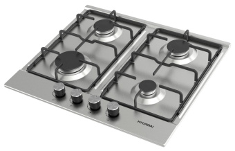 Газовая варочная поверхность Hyundai HHG 6430 IX нержавеющая сталь от магазина РЭССИ