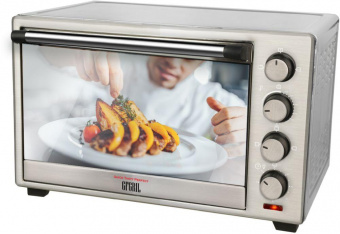 Мини-печь GFGril GFO-39 MIRROR 38л. 1600Вт нержавеющая сталь от магазина РЭССИ