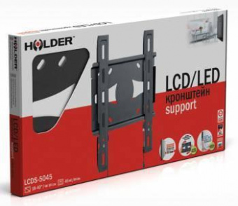 Кронштейн для телевизора Holder LCDS-5045 металлик 19"-40" макс.45кг настенный фиксированный от магазина РЭССИ