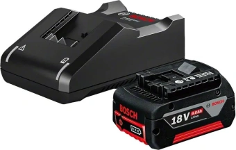 Батарея аккумуляторная Bosch GBA 18В 4Ач Li-Ion (З/У в компл.) (1600A01B9Y) от магазина РЭССИ