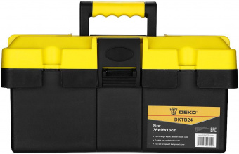 Ящик для инстр. Deko DKTB24 1отд. 6карм. желтый/черный (065-0829) от магазина РЭССИ