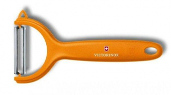 Овощечистка для овощей и фруктов Victorinox Tomato and Kiwi оранжевый (7.6079.9) от магазина РЭССИ