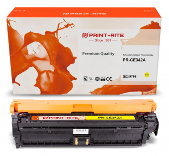 Картридж лазерный Print-Rite TRHE96YPU1J PR-CE342A CE342A желтый (16000стр.) для HP CLJ M775 от магазина РЭССИ