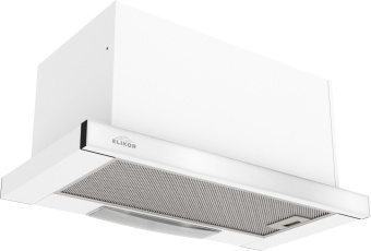 Вытяжка каминная Elikor Интегра GLASS 60П-650-В2Л белый управление: кнопочное (1 мотор) от магазина РЭССИ