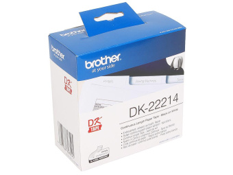 Клеящаяся лента Brother DK22214 12мм x 30,50м бумажная от магазина РЭССИ