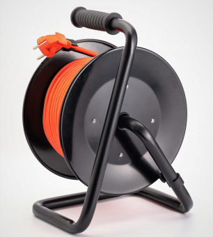 Удлинитель силовой Starwind ST-PSR4.20/G-16 3x1.0кв.мм 4розет. 20м ПВС 16A катушка оранжевый от магазина РЭССИ