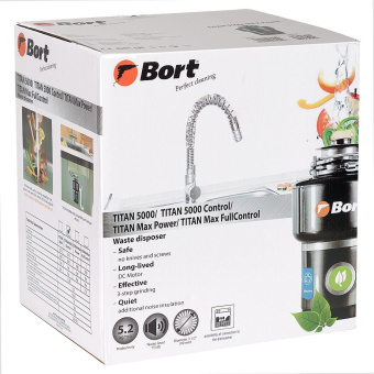 Измельчитель Bort Titan 5000 Control 560Вт черный от магазина РЭССИ