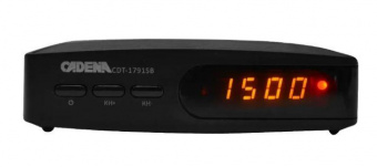 Ресивер DVB-T2 Cadena CDT-1791SB черный от магазина РЭССИ