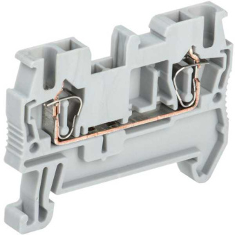 Клемма пружинная КПИ 2в-2.5 31А сер. YZN11-002-K03 от магазина РЭССИ