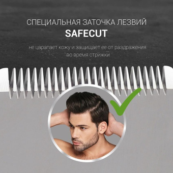 Машинка для стрижки Polaris PHC 0954 синий/черный 9Вт (насадок в компл:4шт) от магазина РЭССИ