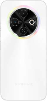 Смартфон Tecno Spark 30C 256Gb 8Gb белый моноблок 3G 4G 2Sim 6.67" 720x1600 Android 14 48Mpix 802.11 a/b/g/n/ac NFC GPS GSM900/1800 GSM1900 Protect FM A-GPS microSD max1024Gb от магазина РЭССИ