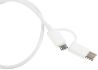 Кабель Xiaomi Mi 2-in-1 SJV4083TY USB (m)-USB Type-C (m)/micro USB (m) 0.3м белый от магазина РЭССИ