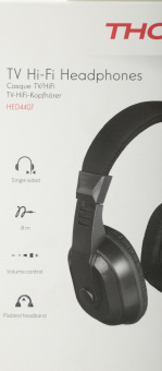 Наушники мониторные Thomson HED4407 TV Hi-Fi 8м черный проводные оголовье (00132469) от магазина РЭССИ