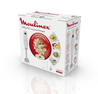 Блендер погружной Moulinex DD533132 600Вт белый от магазина РЭССИ