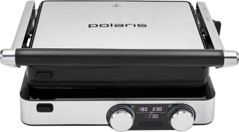 Электрогриль Polaris PGP 3009 2000Вт серебристый от магазина РЭССИ