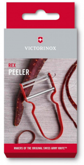 Овощечистка для овощей и фруктов Victorinox Rex красный карт.кор. (6.0900.1) от магазина РЭССИ