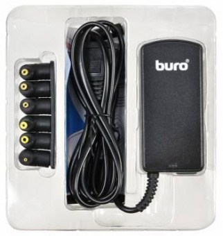 Блок питания Buro BUM-0061A40 автоматический 40W 12V-20V 8-connectors 3.2A 1xUSB 1A от бытовой электросети LED индикатор от магазина РЭССИ