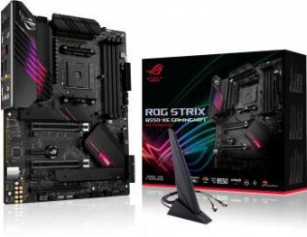 Материнская плата Asus ROG STRIX B550-XE GAMING WIFI Soc-AM4 AMD B550 4xDDR4 ATX AC`97 8ch(7.1) 2.5Gg RAID+HDMI+DP от магазина РЭССИ