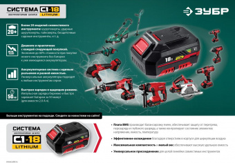 Опрыскиватель Зубр Мастер ОПЛ-15 аккум. наплеч. 15л белый/зеленый (ОПЛ-15) от магазина РЭССИ