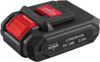 Батарея аккумуляторная Elitech 1820.131800 18В 2Ач Li-Ion (З/У в компл.) (202575) от магазина РЭССИ