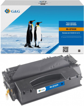 Картридж лазерный G&G GG-Q7553X черный (7000стр.) для HP LJ P2010/P2014/P2015/M2727nf MFP от магазина РЭССИ