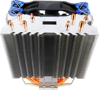Устройство охлаждения(кулер) Aerocool Verkho 4 Soc-AM5/AM4/1151/1200/2066/2011/1700 черный 4-pin 15-27dB Al+Cu 140W 678gr Ret от магазина РЭССИ